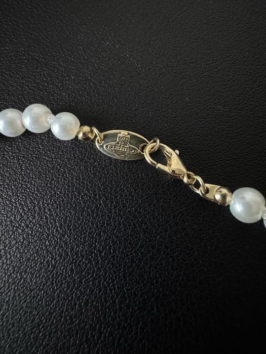 Colier Vivienne Westwood Gold Pearl