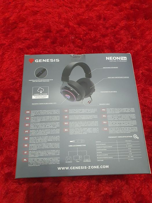 Căști gaming Genesis 764