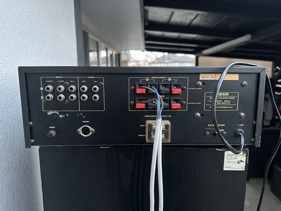 Boxe OMNI AUDIO SA12.3 + stație EMERSON