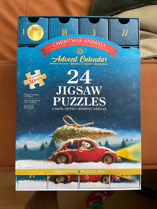 Calendar de Advent cu puzzle Eurographics 24 x 50 piese
