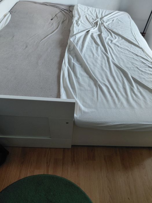 Pat ikea divan cu saltele