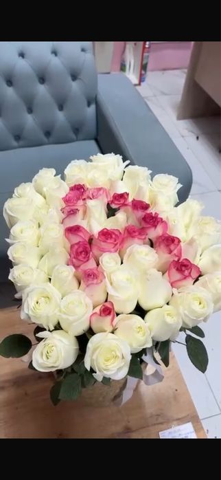 А Именной цветы букет 51 шт