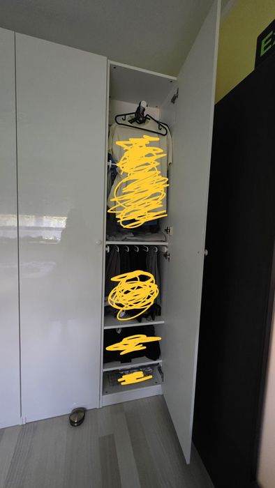 Dulap ikea pax, 3 corpuri
