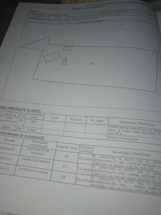 Teren intravilan: 34 ari cu temelie turnata! 37000 € negociabil