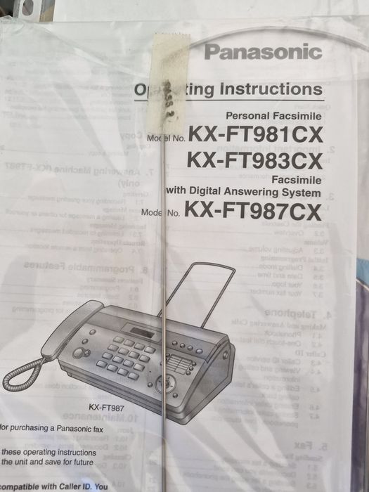 Новый факс Panasonic KX-FT983CX