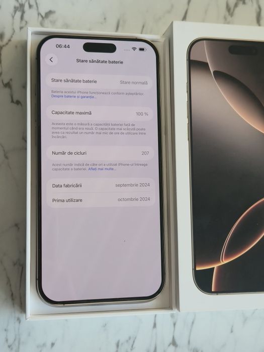 Vand/schimb iPhone 16 Pro Max 256gb