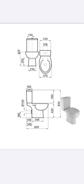 Испанский унитаз
