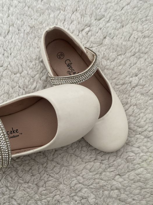 Sandale fetita elegante, marime 26, alb