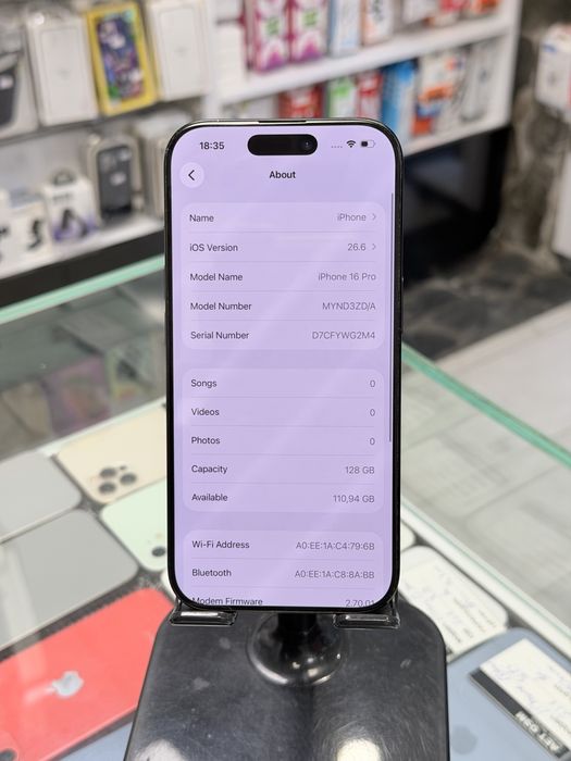 Apple iPhone 16 Pro 128GB Black
