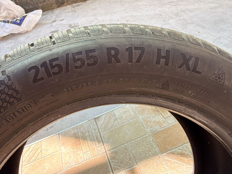 Continental 215/55/17 DOT 2024