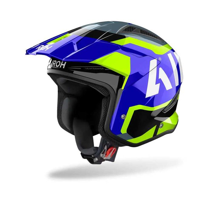 Airoh Каска TRR II Jupiter Orange Matt/Blue-Yellow Gloss