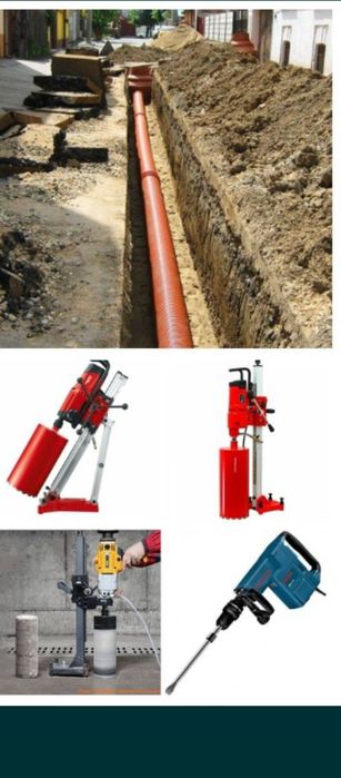 Алмазни бур бетон тешиш