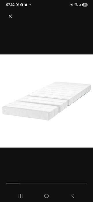 Pat Ikea extensibil+somiera+saltea