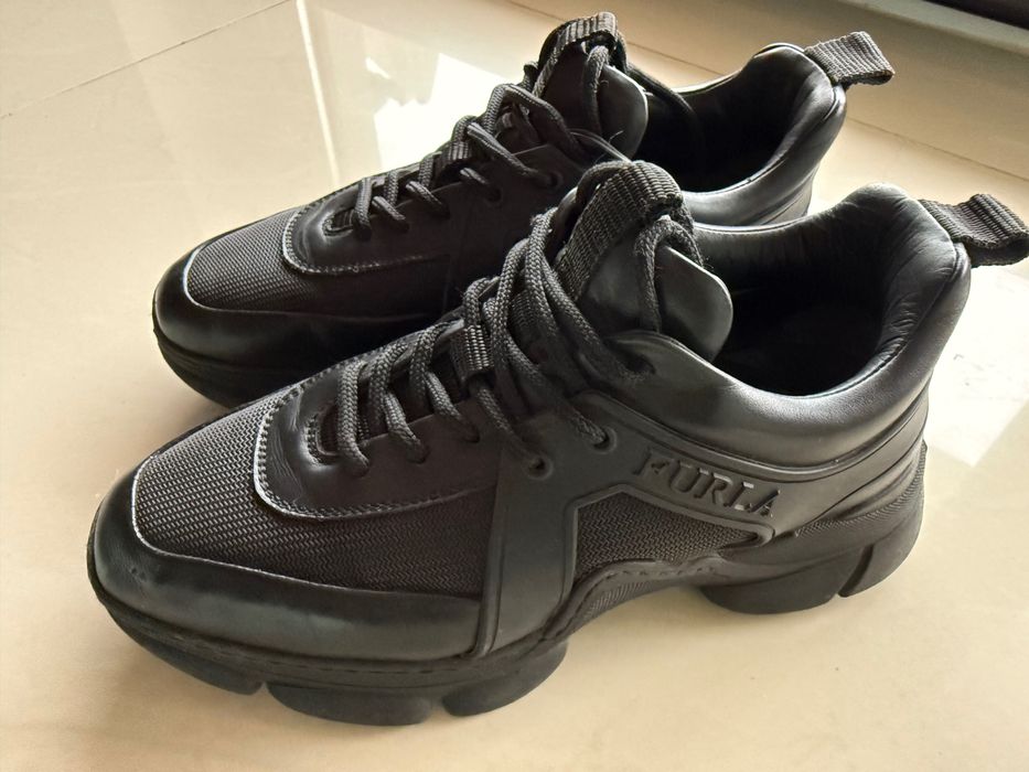 Оригинални Furla маратонки от естествена кожа