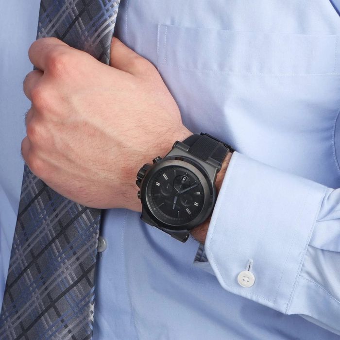 Michael Kors - Ceas, Silicon/Inox, Negru