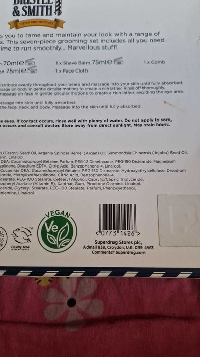 Trusa cosmetice barbati