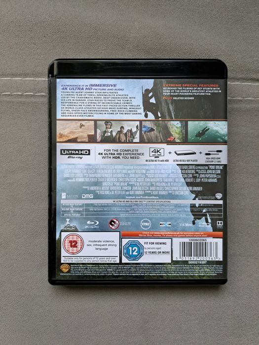 Point Break (2015) UHD 4K Blu Ray