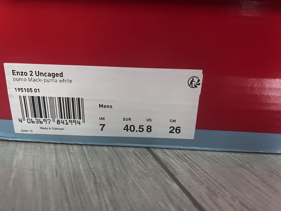Puma Enzo 2 Uncaged – нови, 40.5 номер, черни