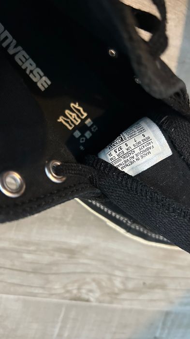 Дамски черни кецове Converse