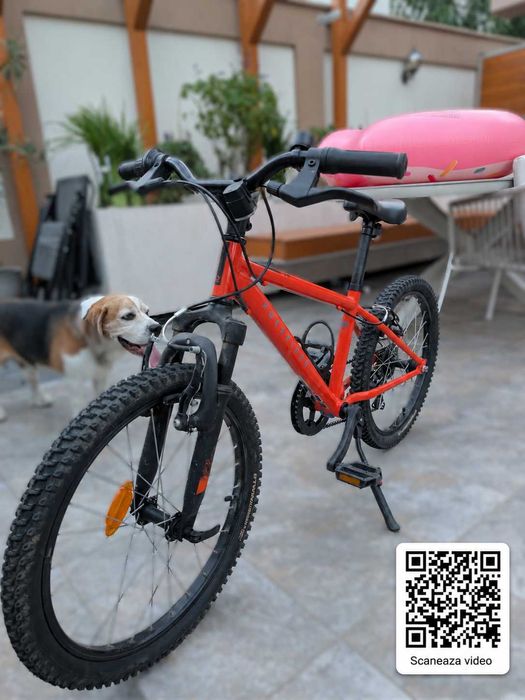 Bicicleta copii Rockrider EXPL 500, 20", 6 viteze, suspensie