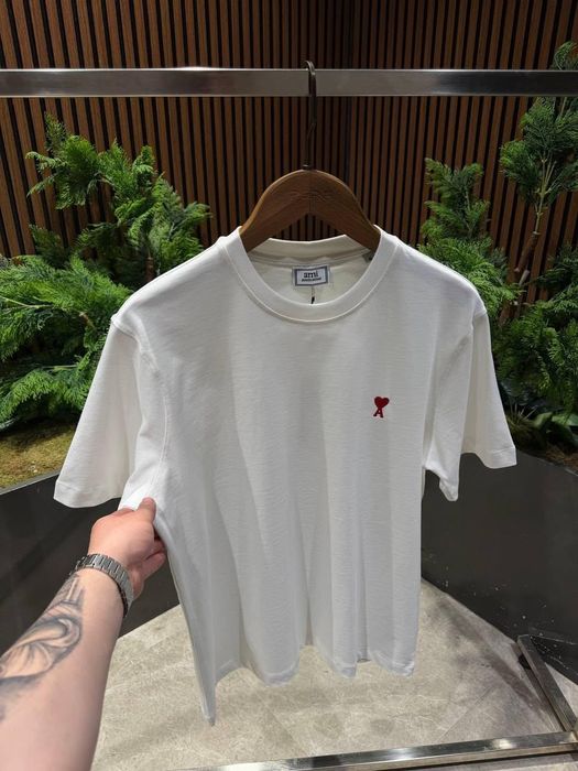 Tricou Ami Paris alb