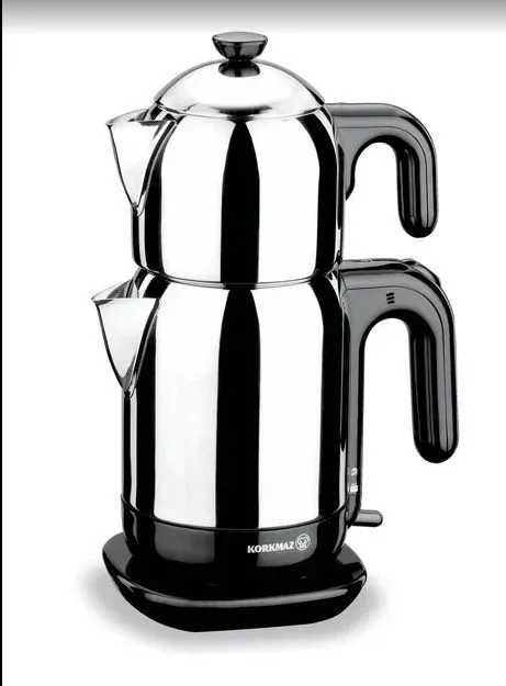 Чайник электрический двойной Demtez 2.7л, доставка + гарантия 1 год.