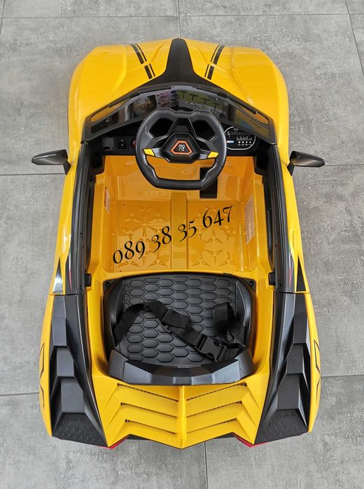 ТОП ЦЕНА!НОВО!Акумулаторна кола CORDOBA YELLOW с 12V батерия,Bluetooth