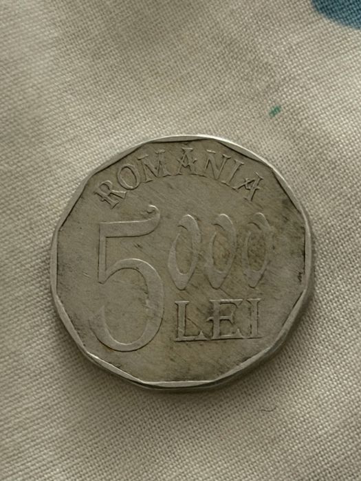Moneda 5000lei 2002