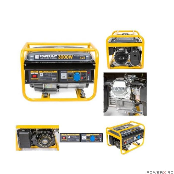 Generator curent electric 3000 W, 3 KW, 220 V, Stabilizator de