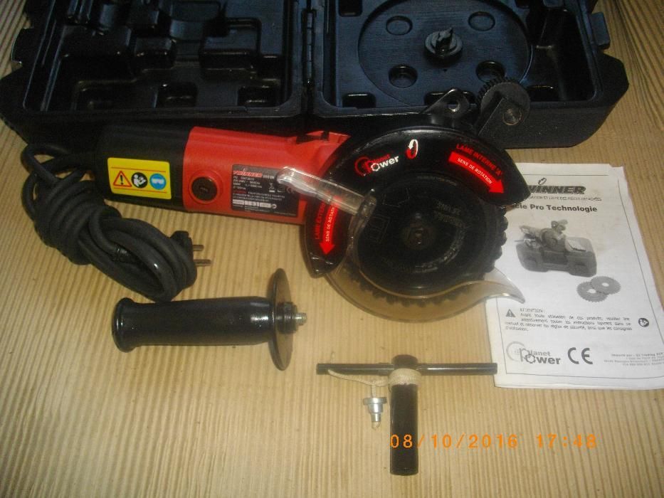 650 Вата Отрезна Машина Мулти Трион Двойно Режещ Twinner SN650 Френски