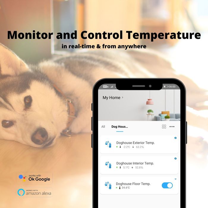 Incalzire Cusca Caine Prin Podea Control Wireless sau Manual - atvi.eu