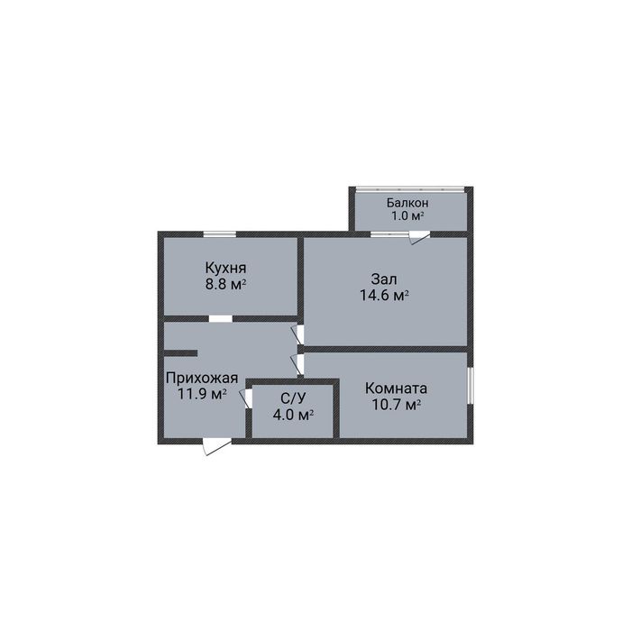 Продажа 2-комнатной квартиры, Тобыл, 3