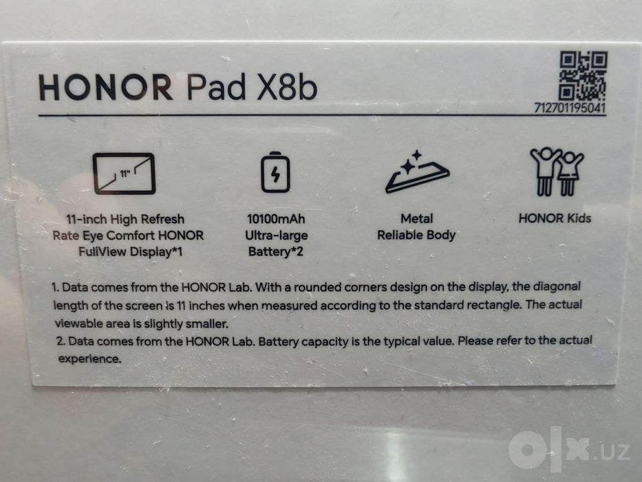 Honor pad x8b Orginal wifi sim