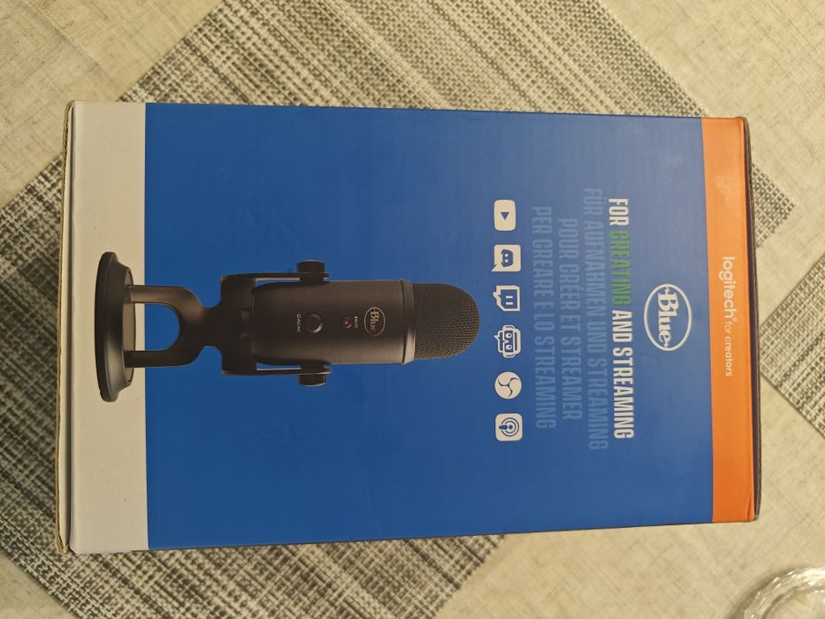 Microfon Profesional Blue Yeti USB, PC & Mac  Gaming  Podcast Streamig