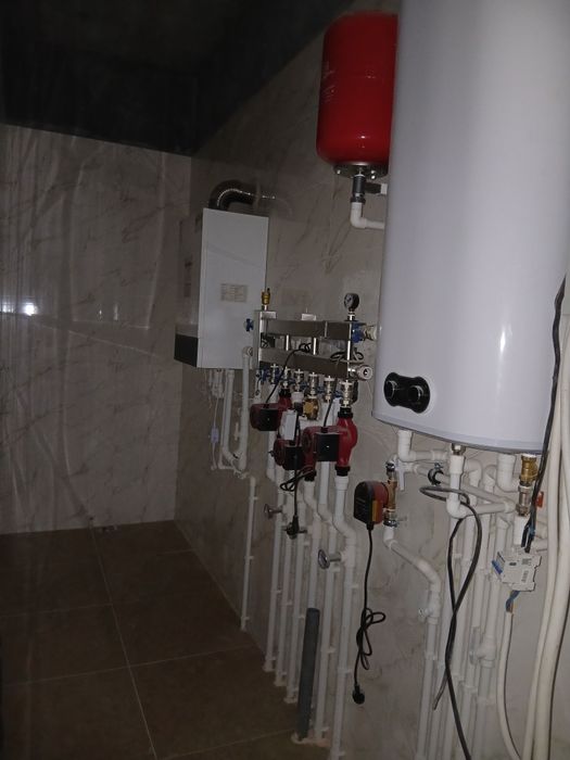 Ремонт и установка двухконтерных котлов.