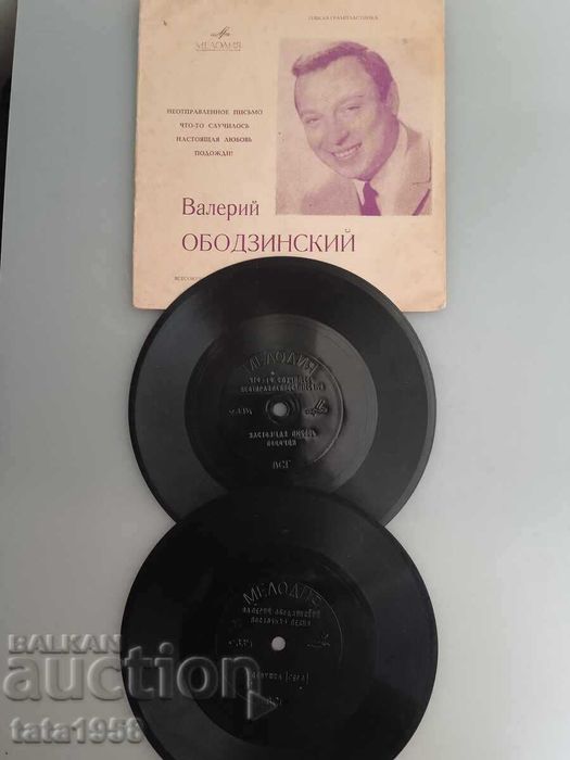 Грамофонна плоча мека 2 броя Валерий Ободзинский