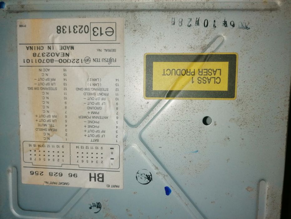 Plaier radio cd Chevrolet.