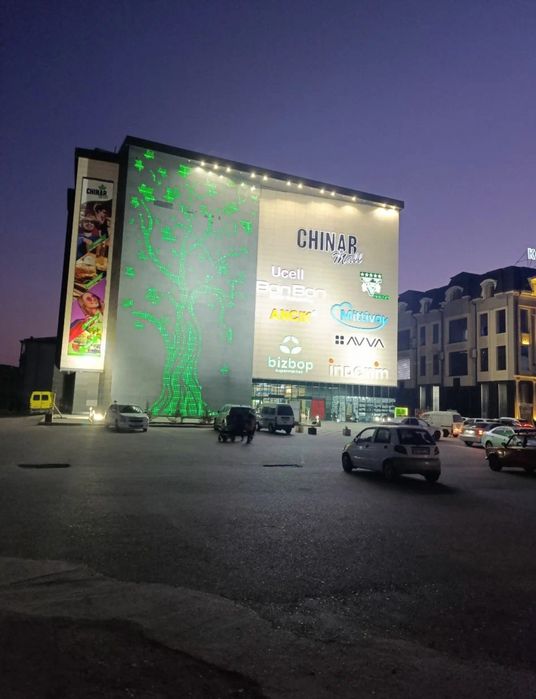 Аренда коммерческого помещения 214 квм г. Бухара Chinar mall первый эт