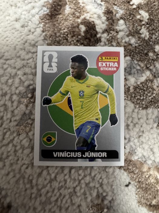 Extra Sticker Panini FWC26 (silver) - Vinicius Junior