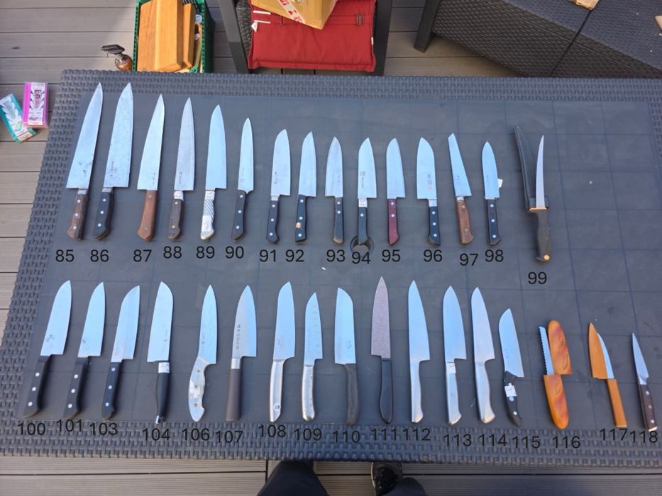 Cutite bucatarie, japoneze, otel carbon, sushi etc