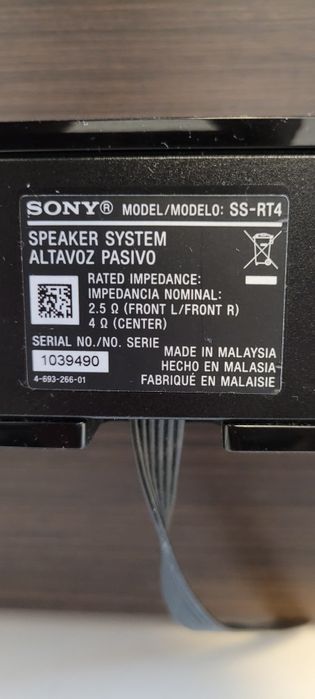 Soundbar Sony HTRT4, 600W, 5.1, sunet surround, Bluetooth