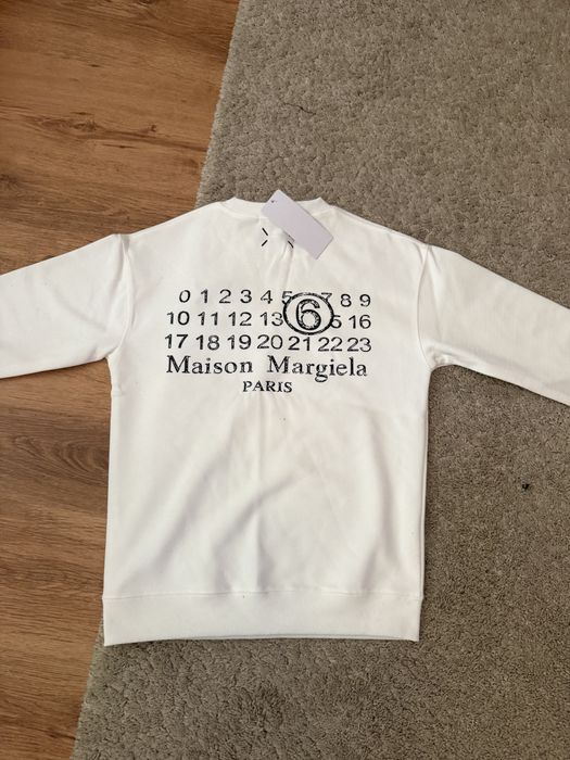 Pulover maison margiela alb