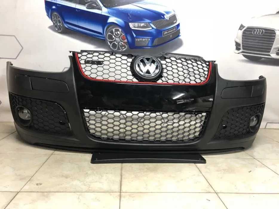Bara Fata VW Golf 5 Jetta GTI Look Grile Proiectoare Lip JOM Germania