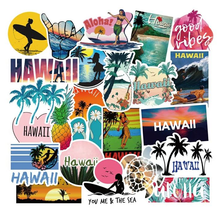 Наклейки цветные