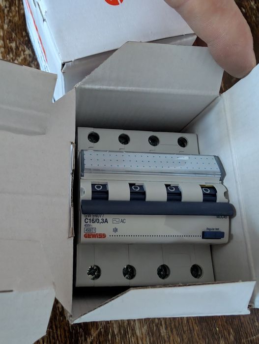 RCBO Gewiss GW94078 si GW94077