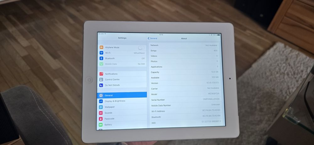 Bang Olufsen BeoPlay A3 + Ipad gen 3 WiFi