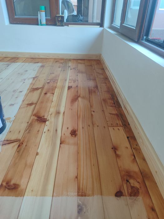 Шлифовка пол паркет