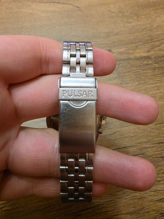 Мъжки кварцов хронограф часовник Pulsar (by Seiko) V657-8030 – 100м Водоустойчив