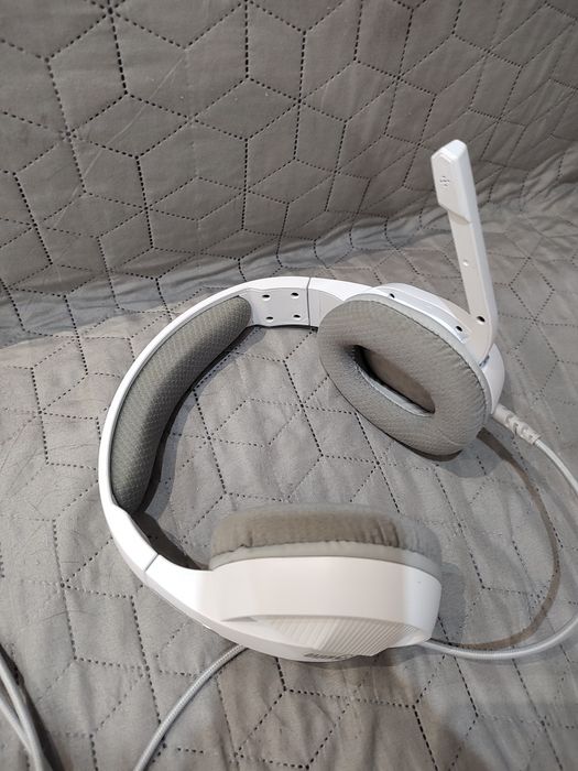 Casti Gaming MARVO H8618 White, stereo, USB, alb