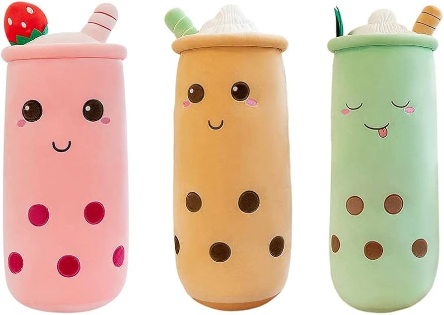 Boba Tea 45cm плюшени играчки, Bubble Tea Бабъл Шейк плюшена играчка